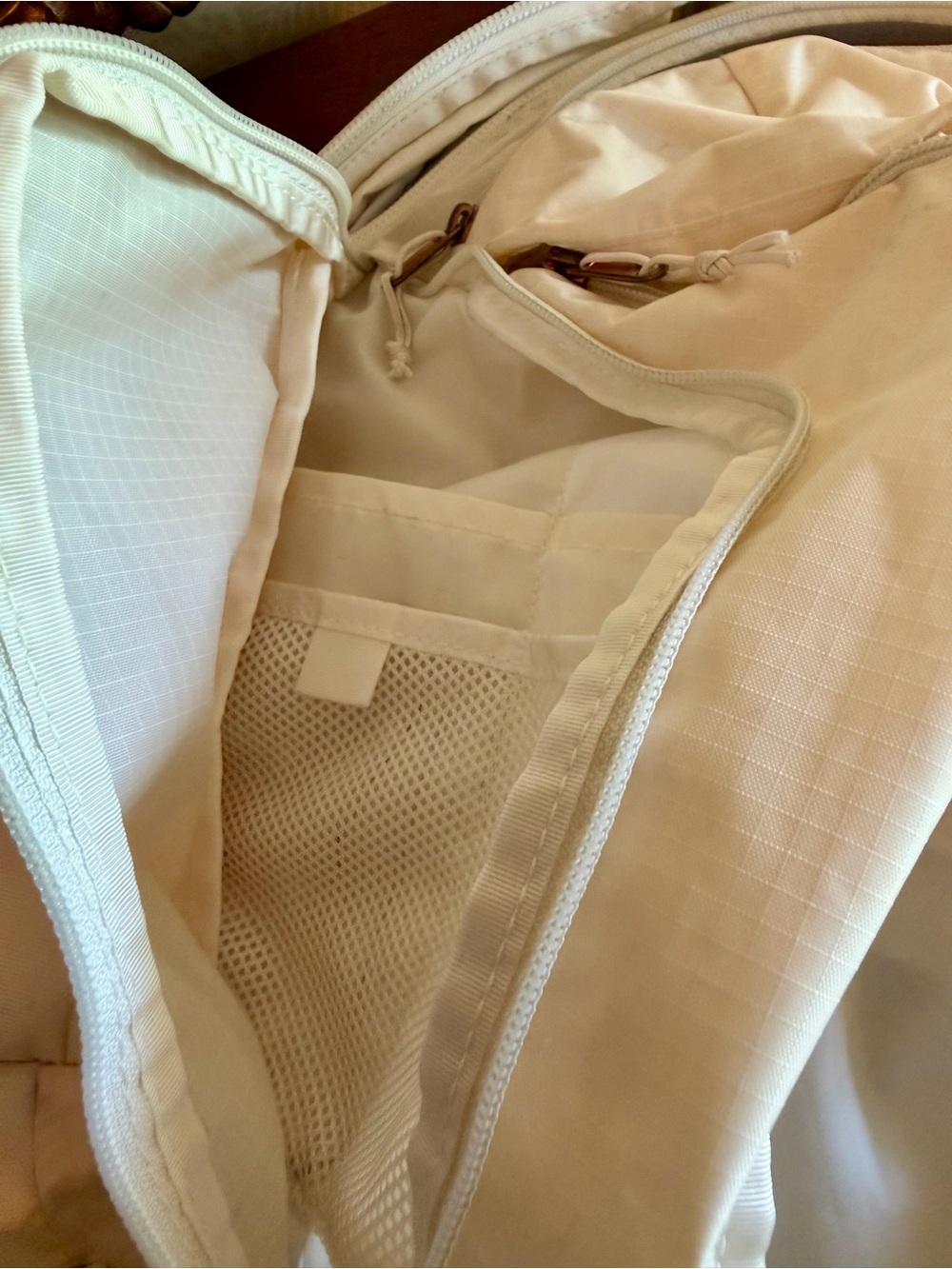 The North Face Surge Luxe Backpack – White/Rose Gold | Originally $160 Retail - Picture 11 of 14
